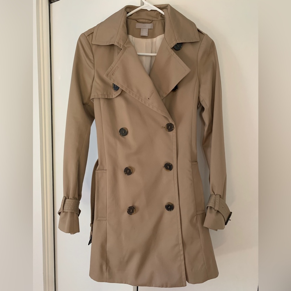 H&M women’s trench coat, size 0